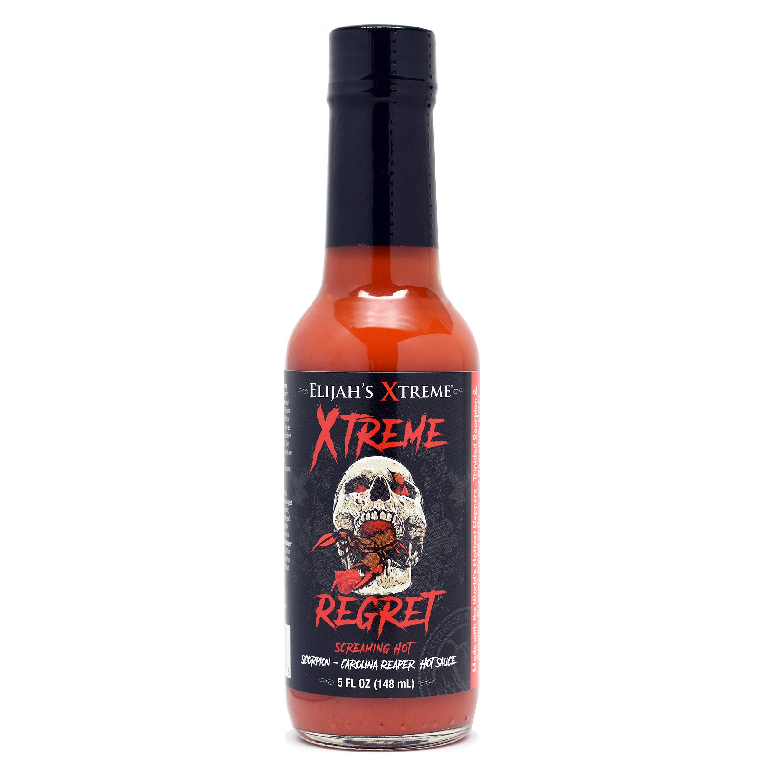Elijah’s Xtreme Regret Hot Sauce Review: Carolina Reaper and Trinidad Scorpion Heat for the Brave
