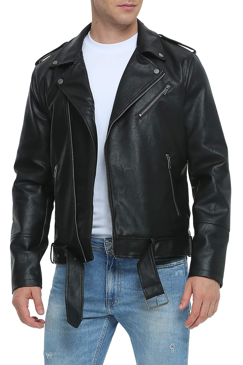 5 Reasons Why Men Are Obsessed With This Faux Bomber Jacket with Belt – The Ultimate Biker Coat
