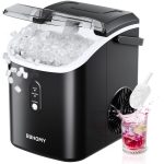 EUHOMY Nugget Ice Maker Countertop Review: A Portable Sonic Ice Maker for Home and Travel