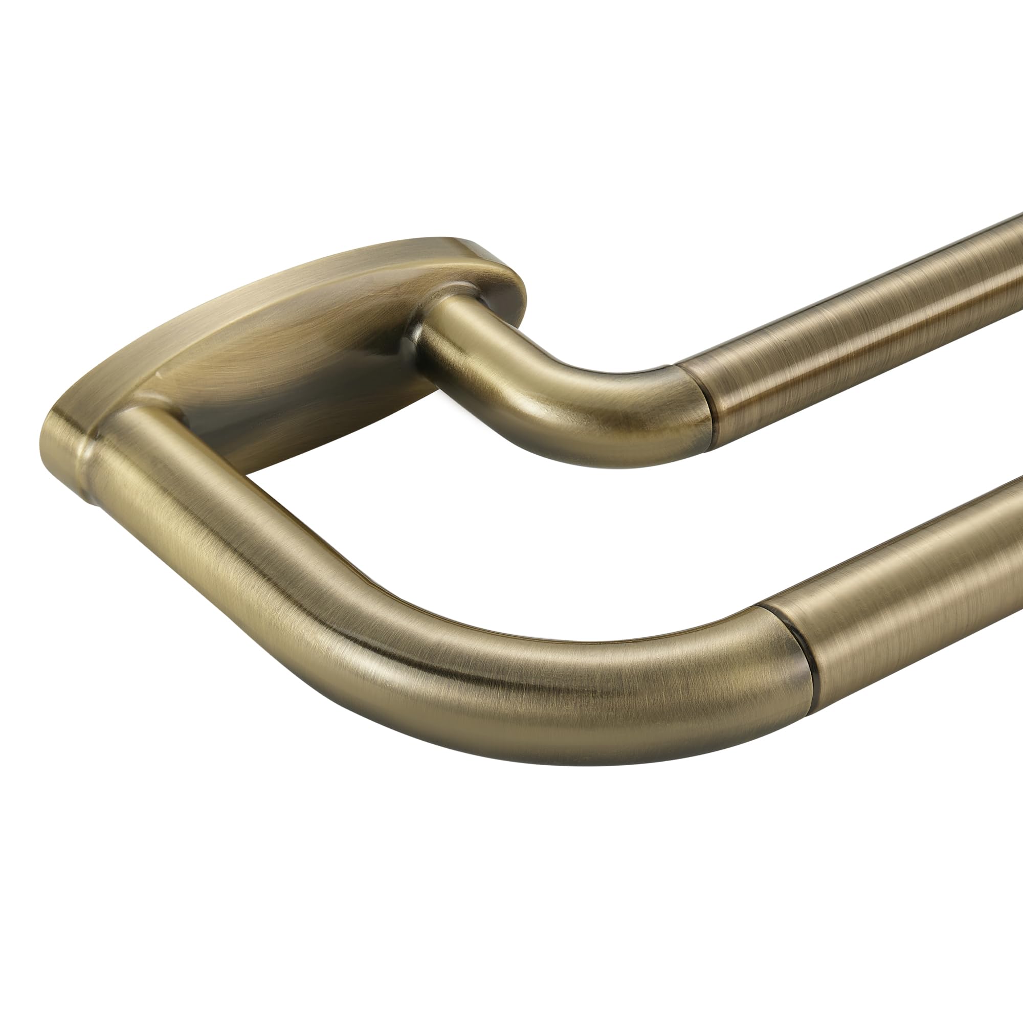Double Curtain Rods in Antique Bronze: A Practical Look at the Wrap-Around Design for 72-144 Inch Windows