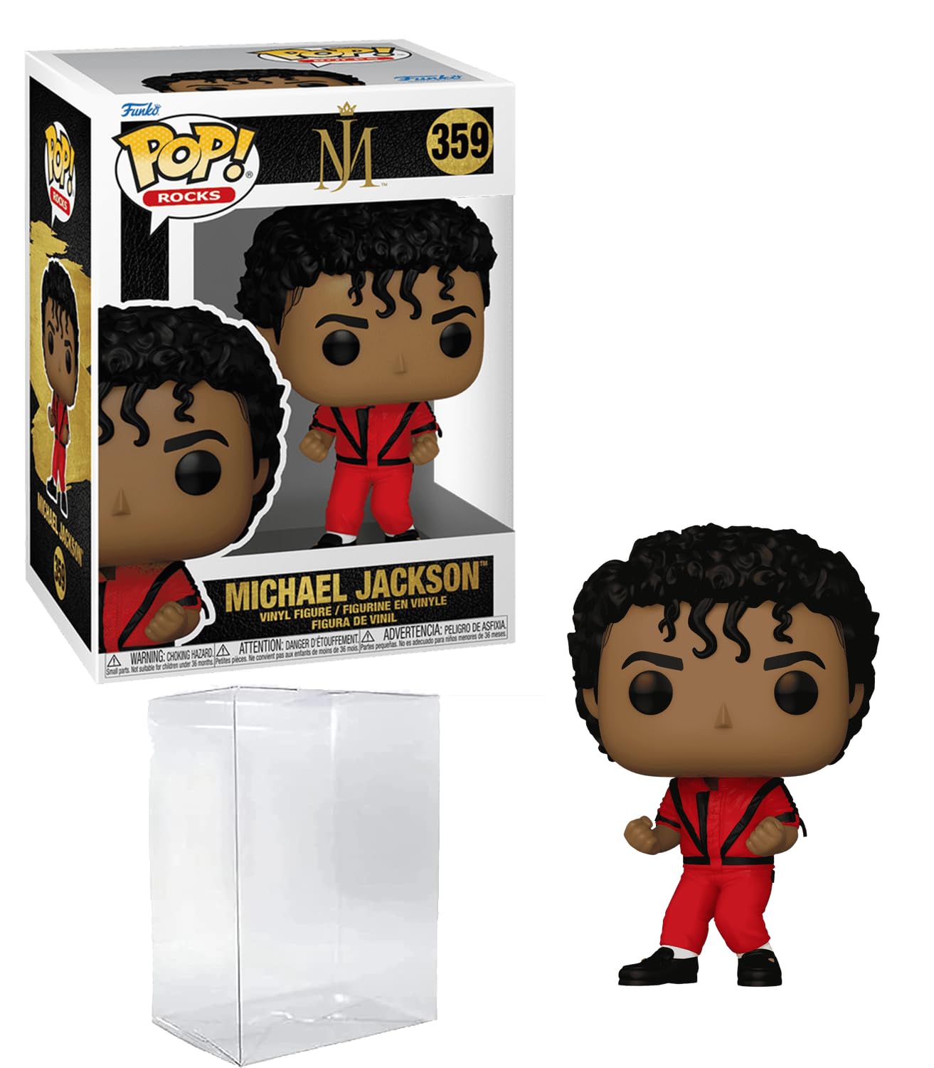 Michael Jackson #359 Thriller Funko POP! Figure with Protector Case: A Collector’s Look