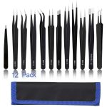 BOENFU 12-Piece Precision Tweezers Set: A Practical Kit for Electronics and Craft Work
