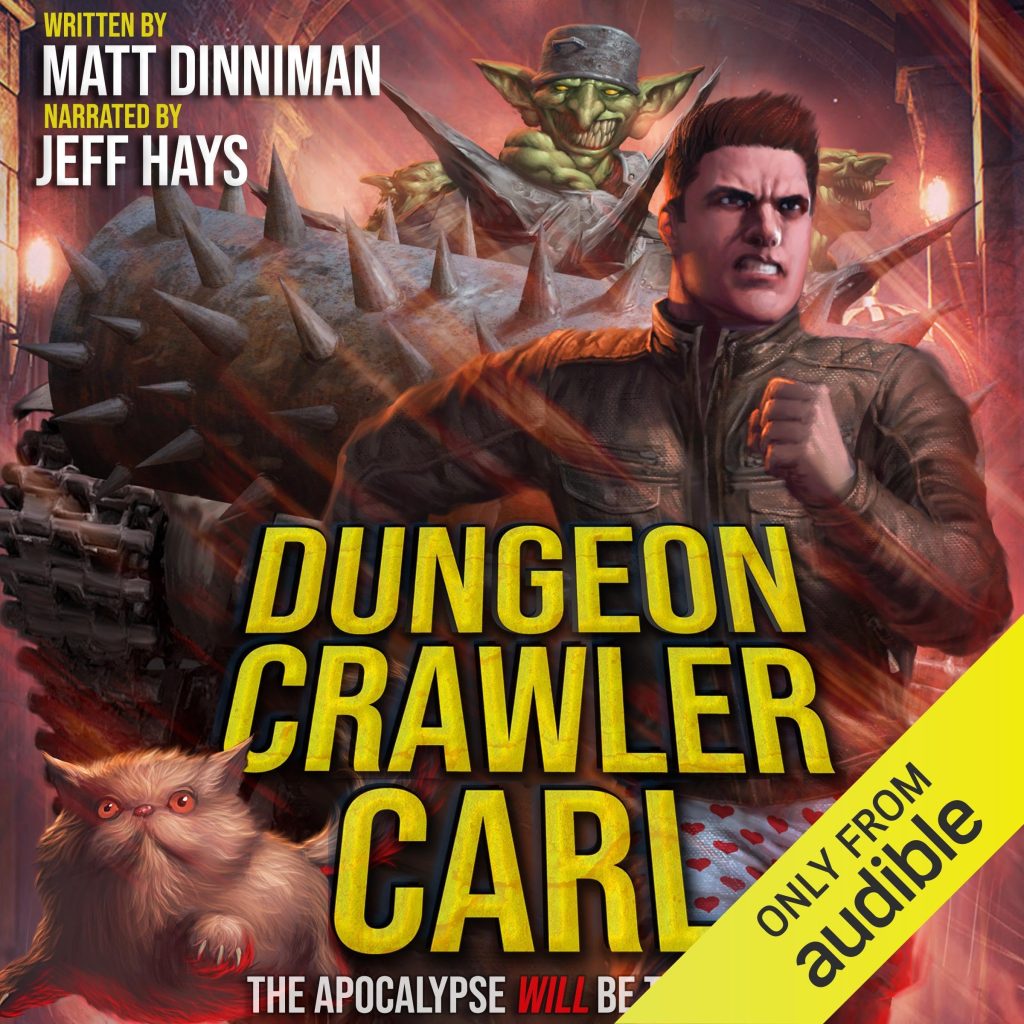 Dungeon Crawler Carl: A LitRPG/Gamelit Adventure – A gritty, game-like fantasy series that balances humor with survival