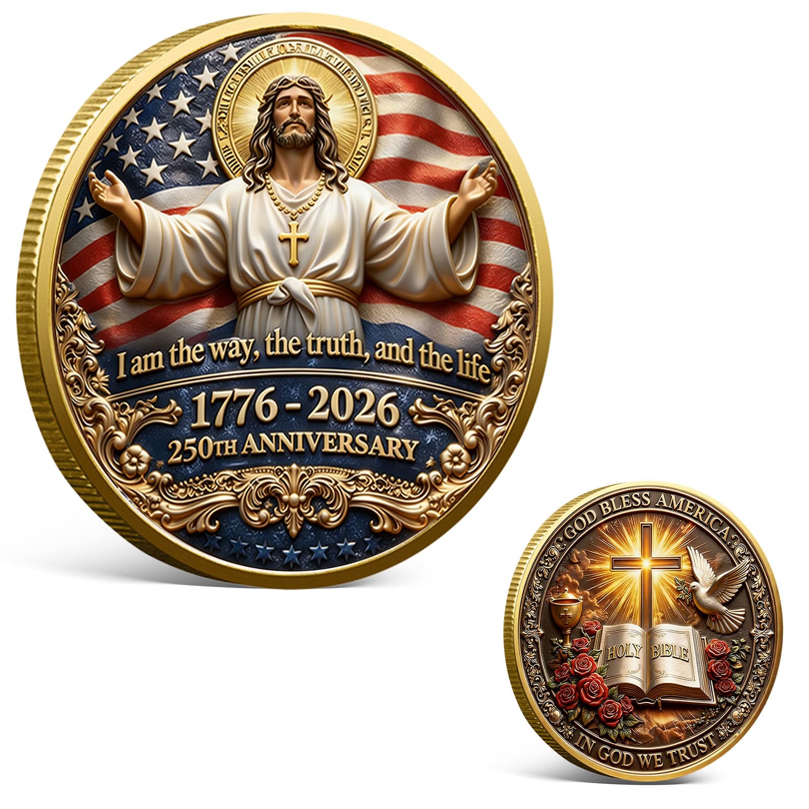 USA 250th Anniversary Commemorative Coin 1776-2026: A Patriotic Collectible for History Buffs